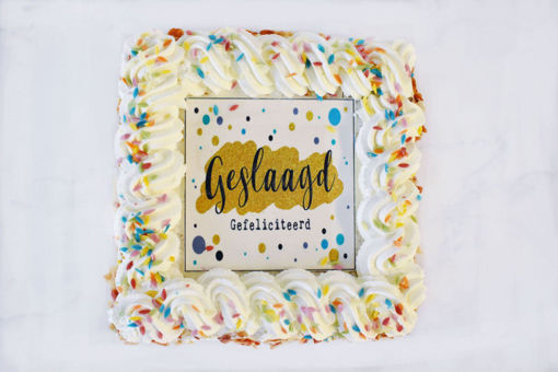 Afbeelding van Geslaagd taart