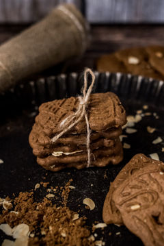 Afbeeldingen van Bruin speculaas koekjes